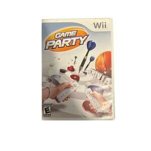Game Party For Nintendo Wii With Case & Manual video game gaming